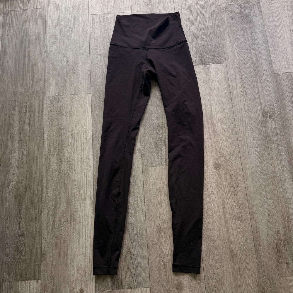Lululemon Align Black High Rise Leggings Womens 4 Full Length Yoga Pants